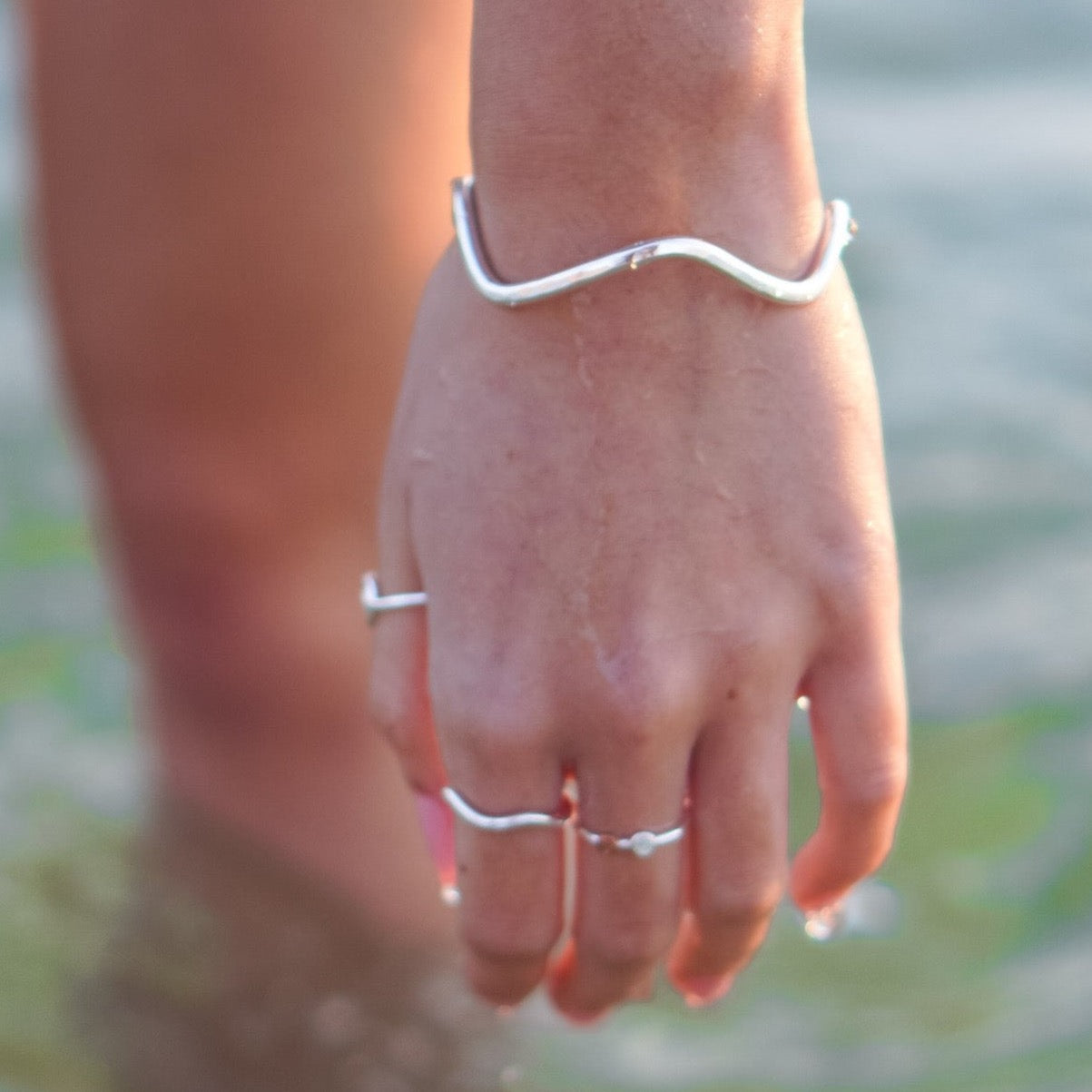 Flow cuff bangle
