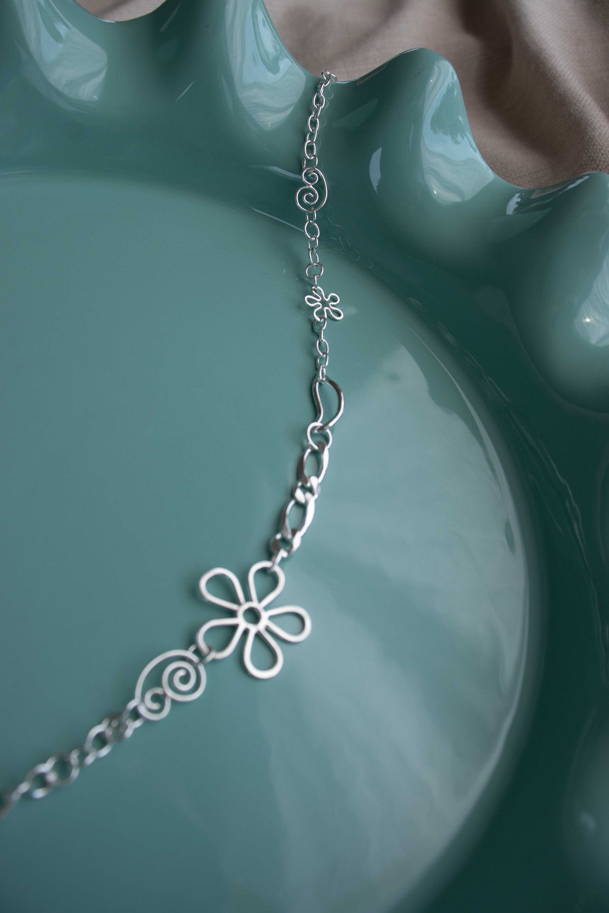 Wild daisy chain Necklace (35-45cm)
