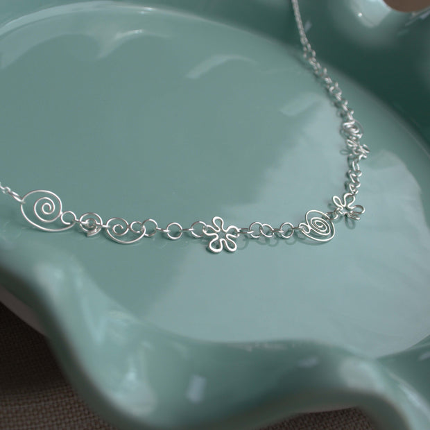 Wild daisy chain Necklace (44cm-48cm)