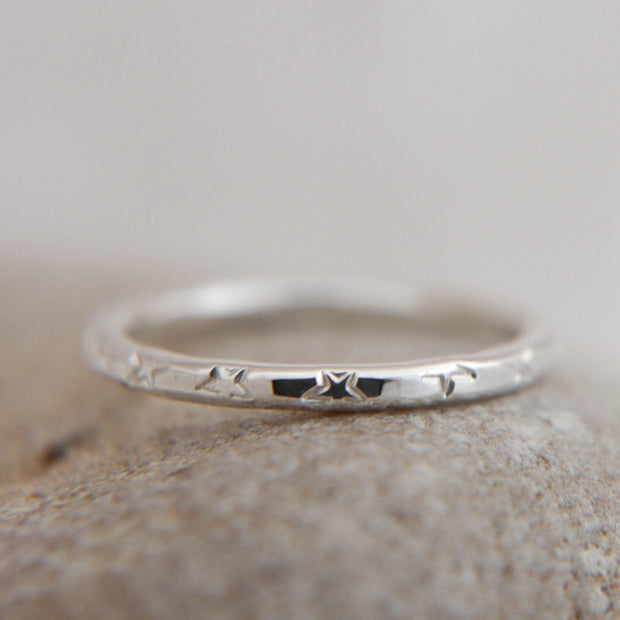 Starry stacker ring