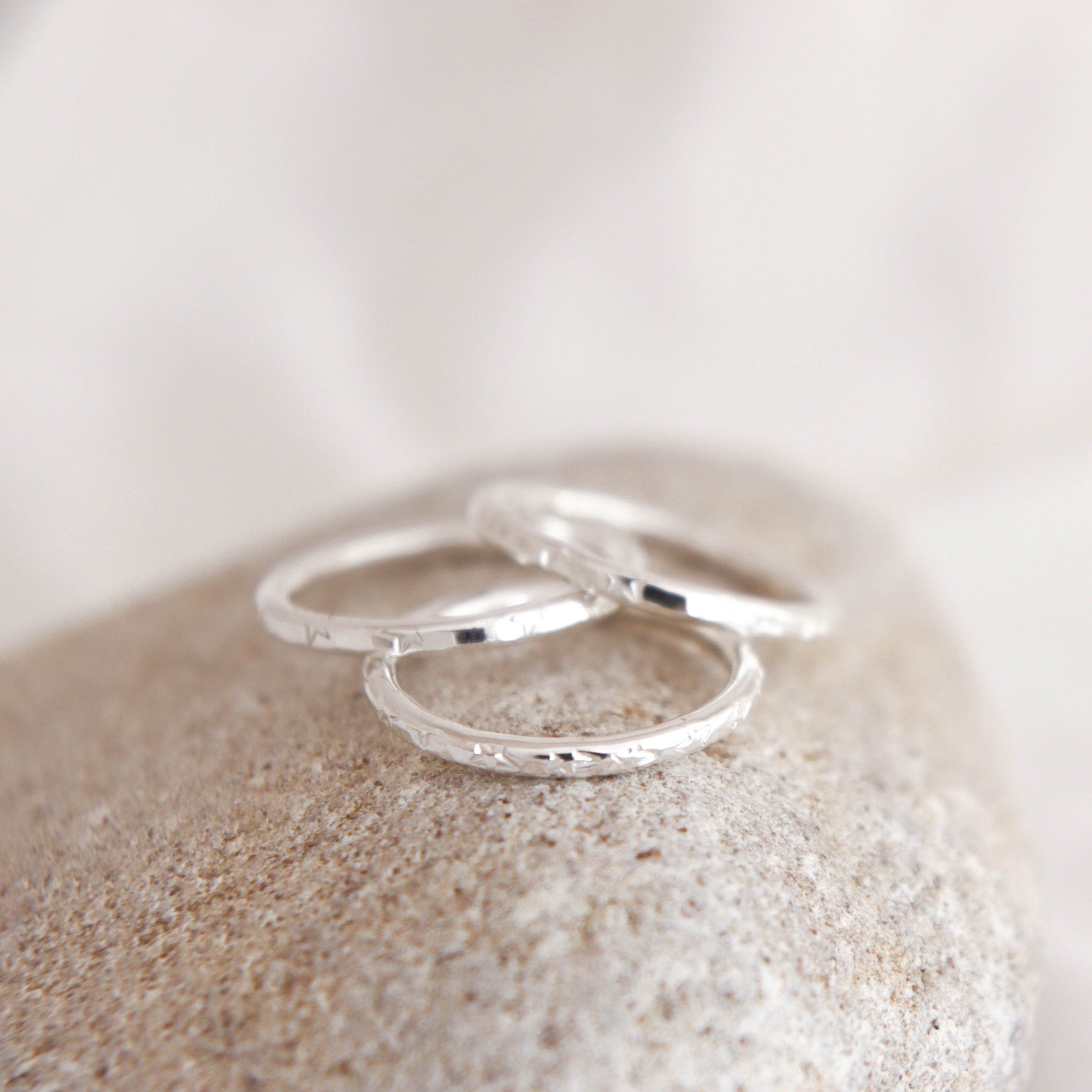 Starry stacker ring
