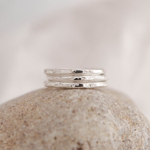 Starry stacker ring