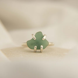 Seaglass Ring Size M (Mornington Beach)