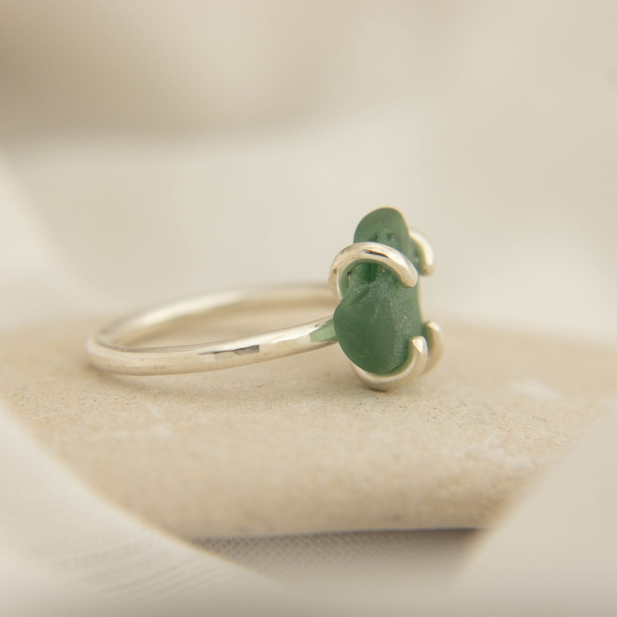Seaglass Ring Size M (Mornington Beach)