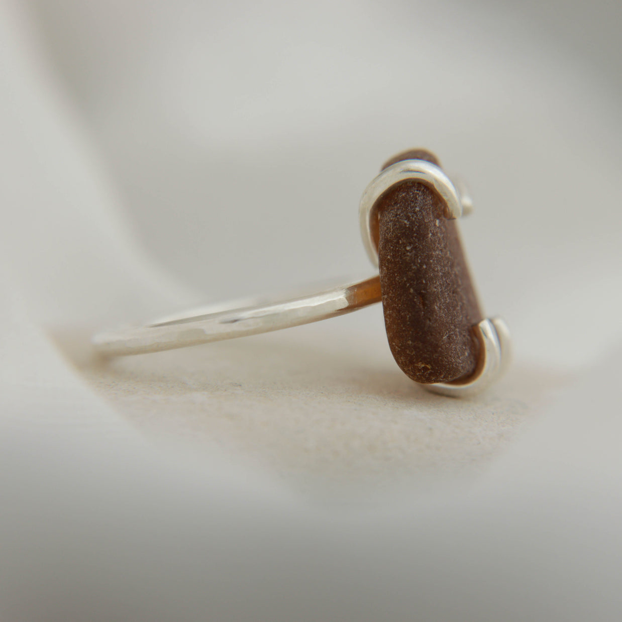 Seaglass Ring Size Q (Port Fairy)