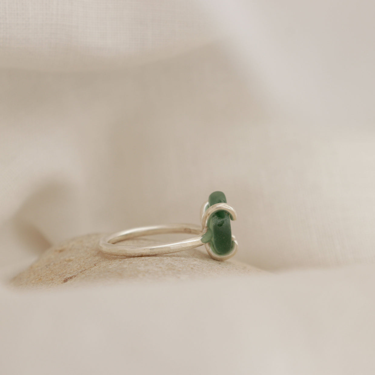 Seaglass Ring Size M (Mornington Beach)