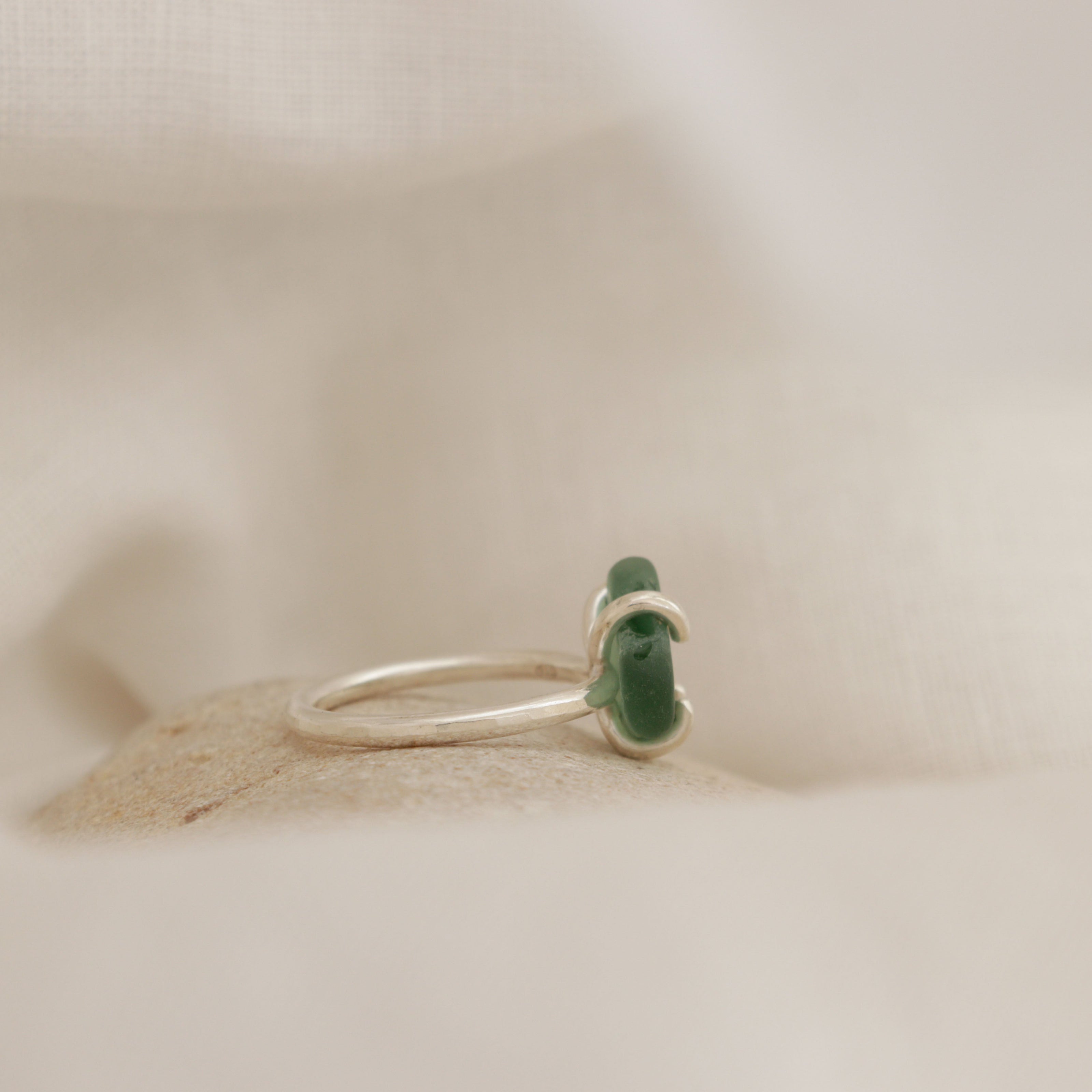 Seaglass Ring Size M (Mornington Beach)