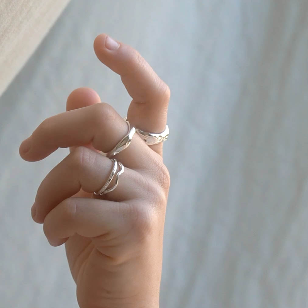 Starry stacker ring